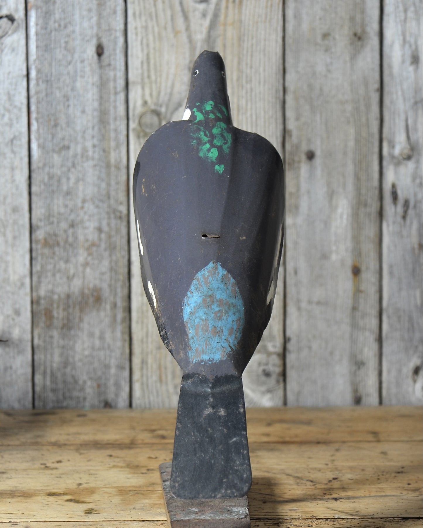 Toleware Wood pigeon decoy.