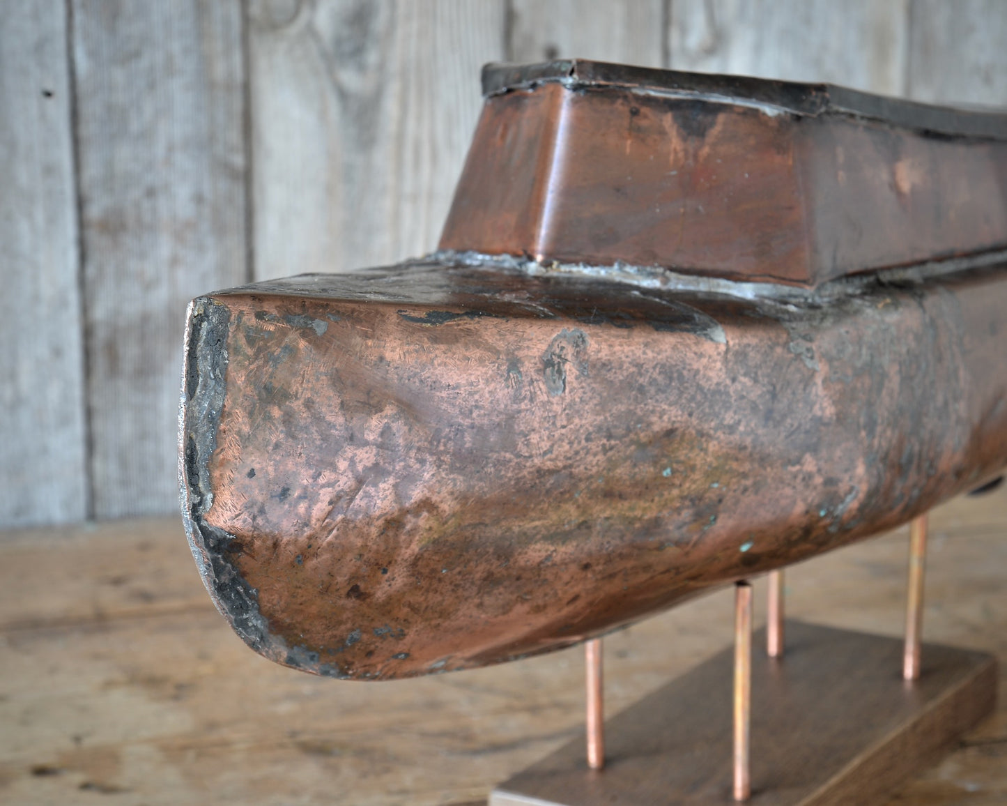 Large Copper Boat