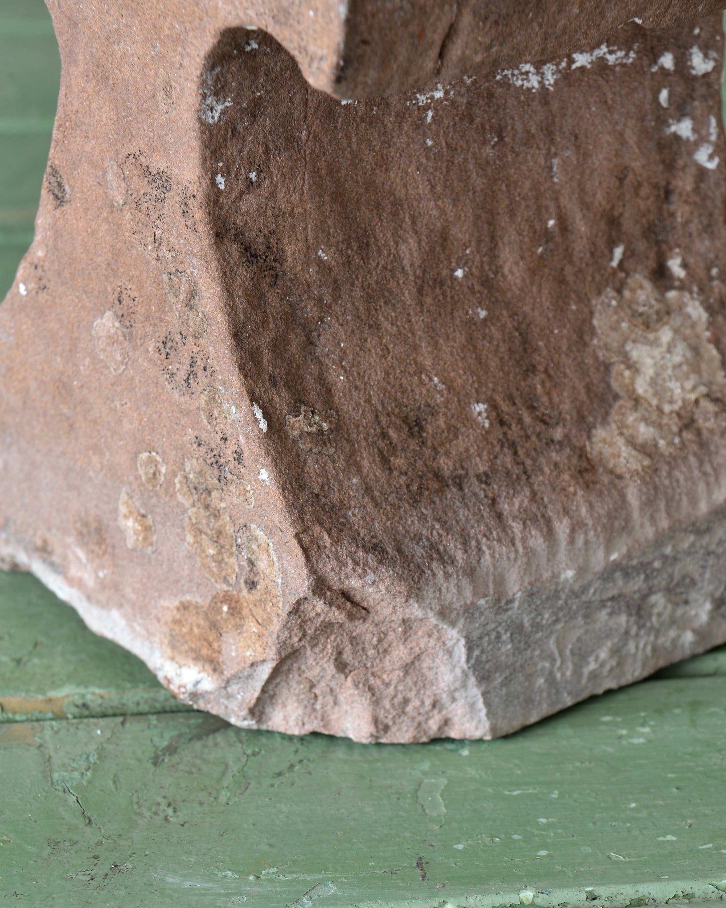 Ninteenth century stone fleur-de-lys.